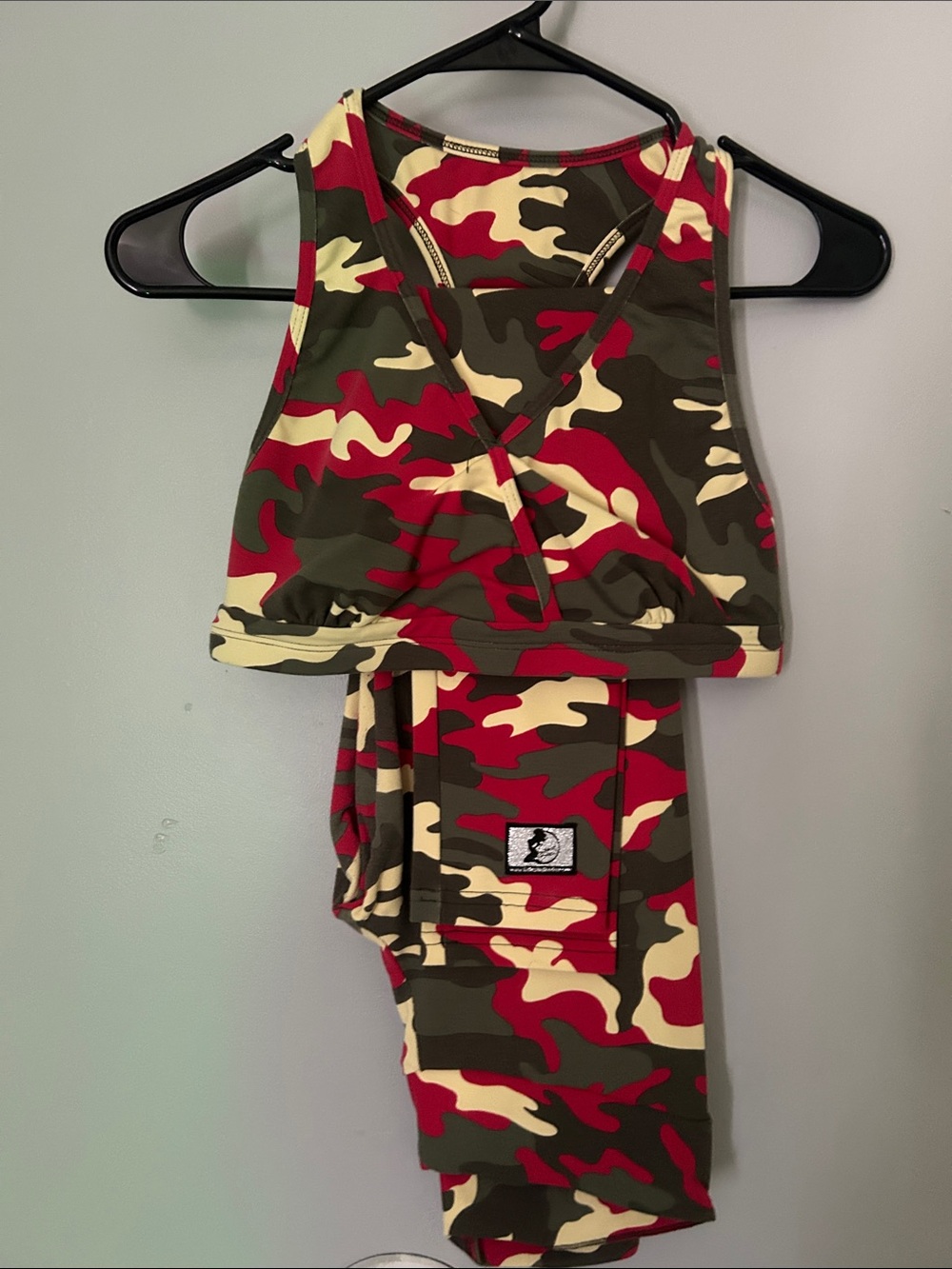 Celestial Bodiez Camo Sports Bra and Leggings Set